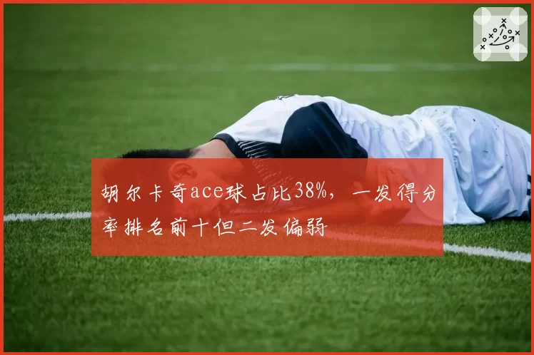 胡尔卡奇ace球占比38%，一发得分率排名前十但二发偏弱