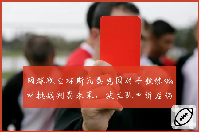 网球联合杯斯瓦泰克因对手教练喊叫挑战判罚未果,波兰队申诉后仍遭罚分成转折点